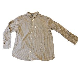 Columbia Mens Large Plaid Long Sleeve Outdoor Hiking Button Down Shirt
